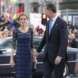 Los estilismos de Doña Letizia en la entrega de Premios Príncipe de Asturias