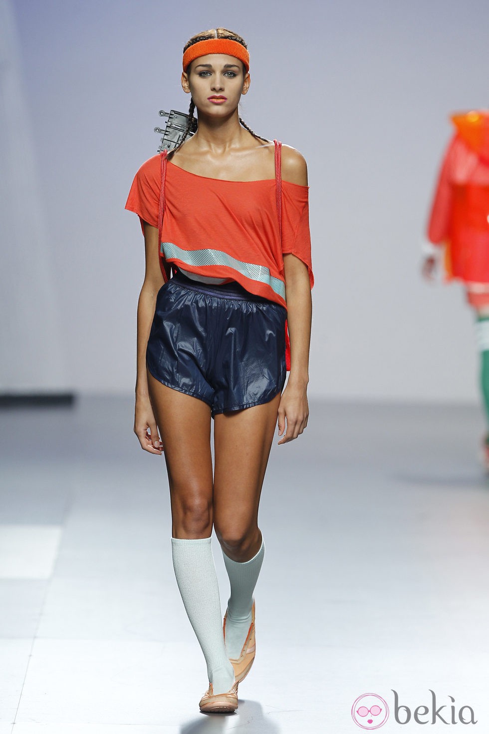 Camiseta y shorts de Alba Cardalda en Cibeles, colección primavera 2012