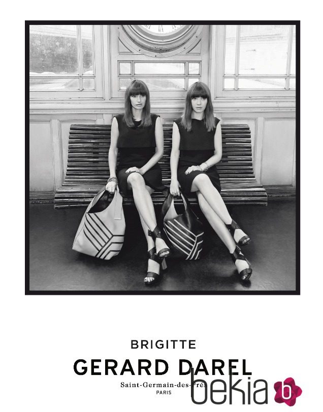 Brigitte, como almas gemelas en la campaña primavera/verano 2015 de Gerard Darel