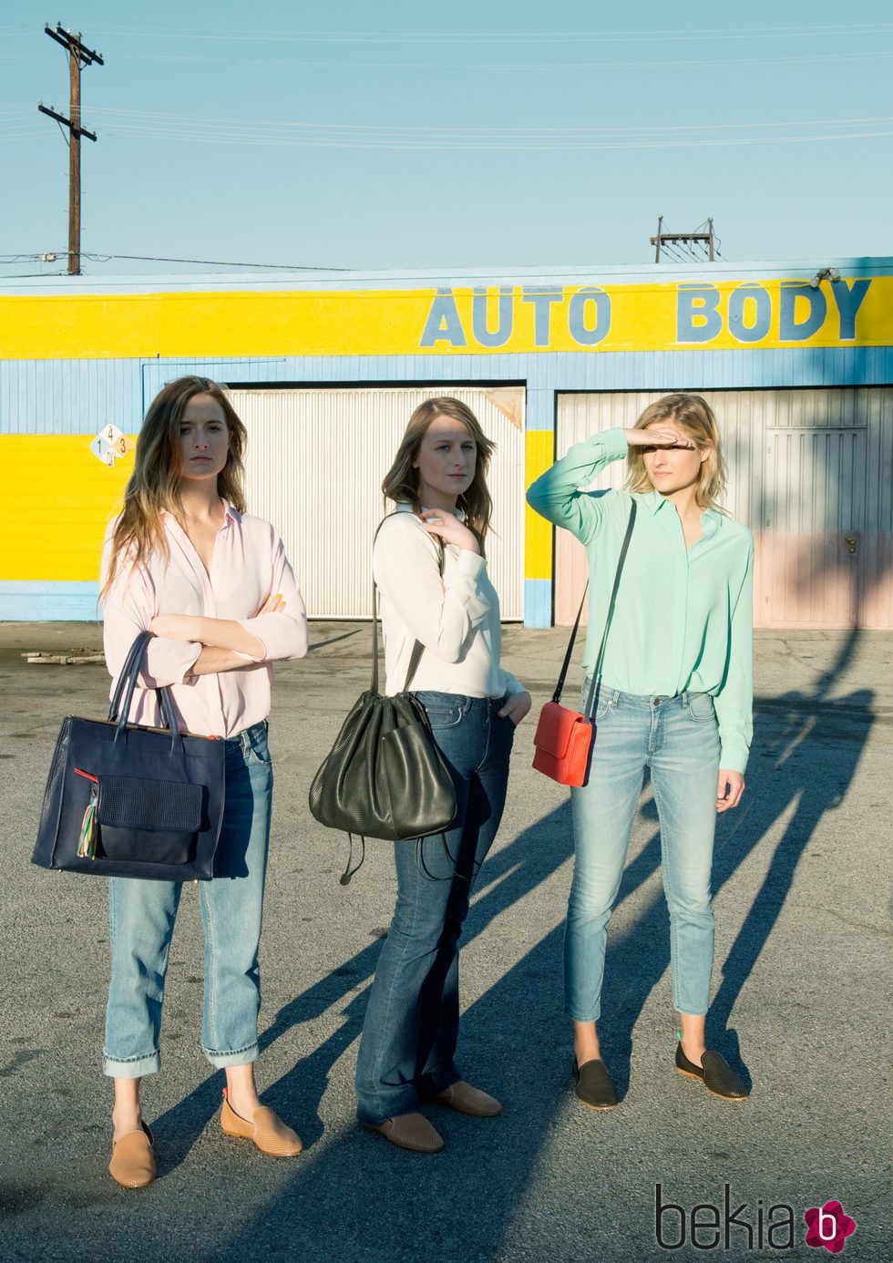 Las hermanas Gummer en el 'shooting' de la campaña primavera/verano 2015 de & Other Stories