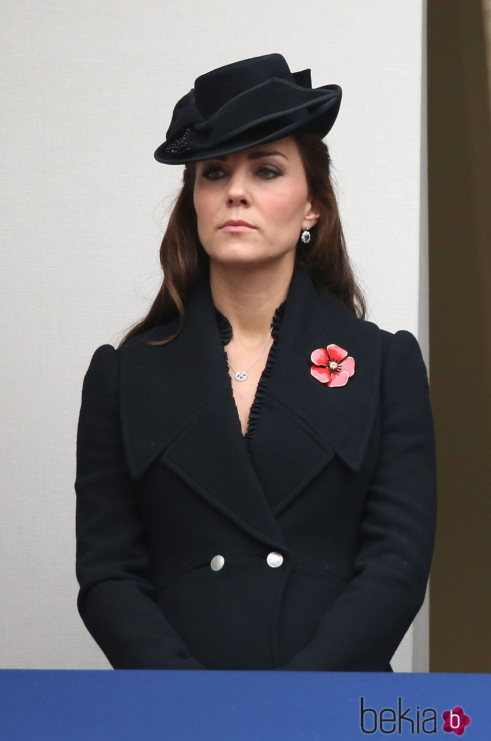 Kate Middleton con abrigo de Alexander McQueen