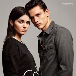 Kendall Jenner, imagen de la colección 2015 de Calvin Klein Jeans