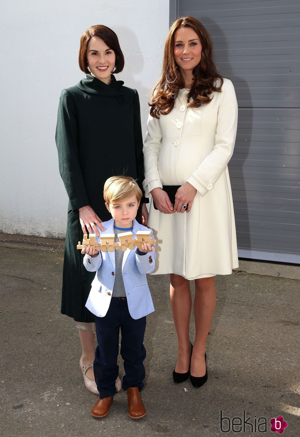 Kate Middleton con abrigo de Jojo Maman Bébé