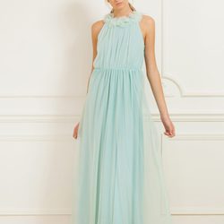 Vestido en azul pastel de la colección primavera/verano 2015 de Poète