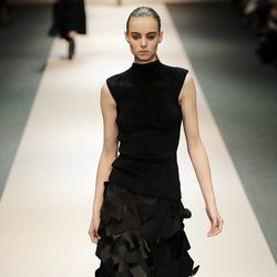 Desfile de la colección otoño/iniverno 2015 de Victoria Beckham en Singapur