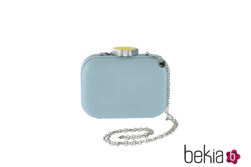 Clutch azul bebé de la colección primavera/verano 2015 de Kocca