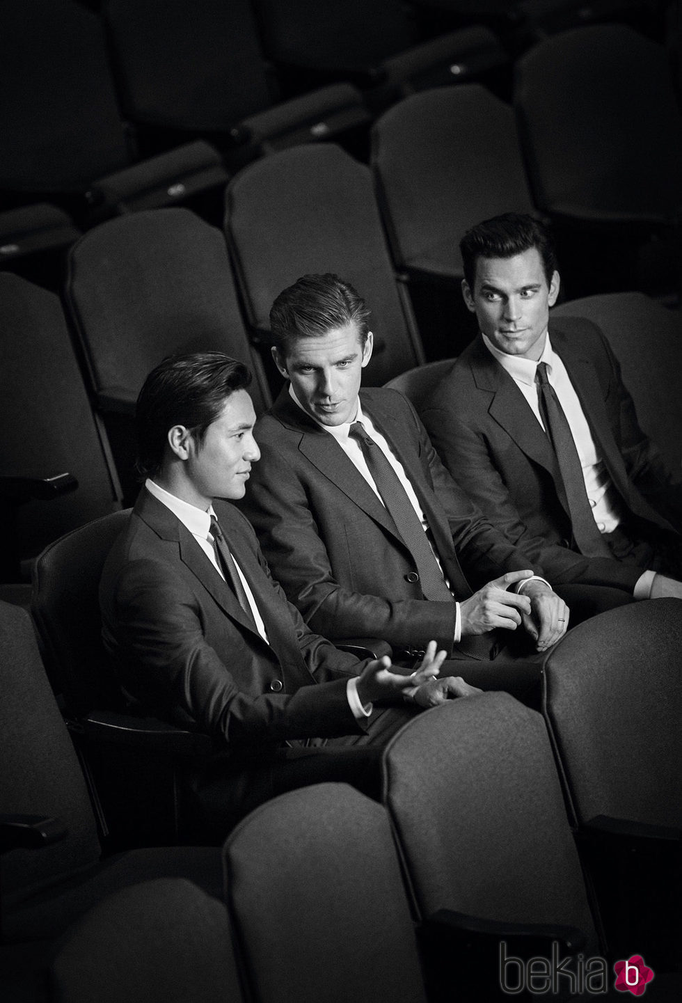 Chen Kun, Dan Stevens y Matt Bomer en la campaña de Armani 'Trajes hechos a medida'