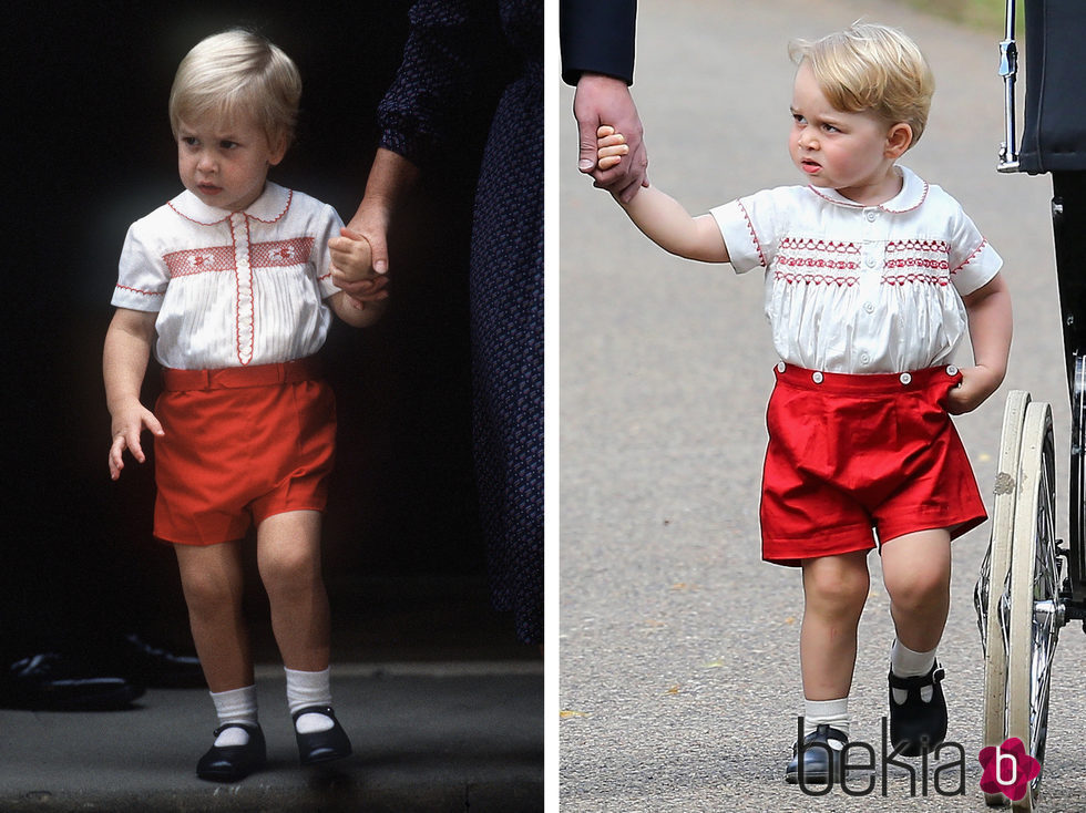 Jorge de Cambridge con un conjunto muy parecido al de su padre el Príncipe Guillermo de Inglaterra