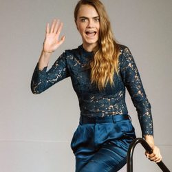 Cara Delevingne promocionando 'Ciudades de papel' en la Apple Store de Los Angeles