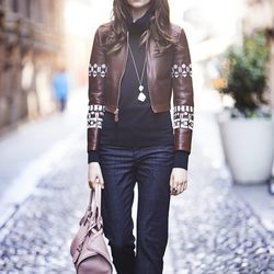 Gracia Hartzel posando como imagen de la colección otoño/invierno 2015/2016 de Tod's