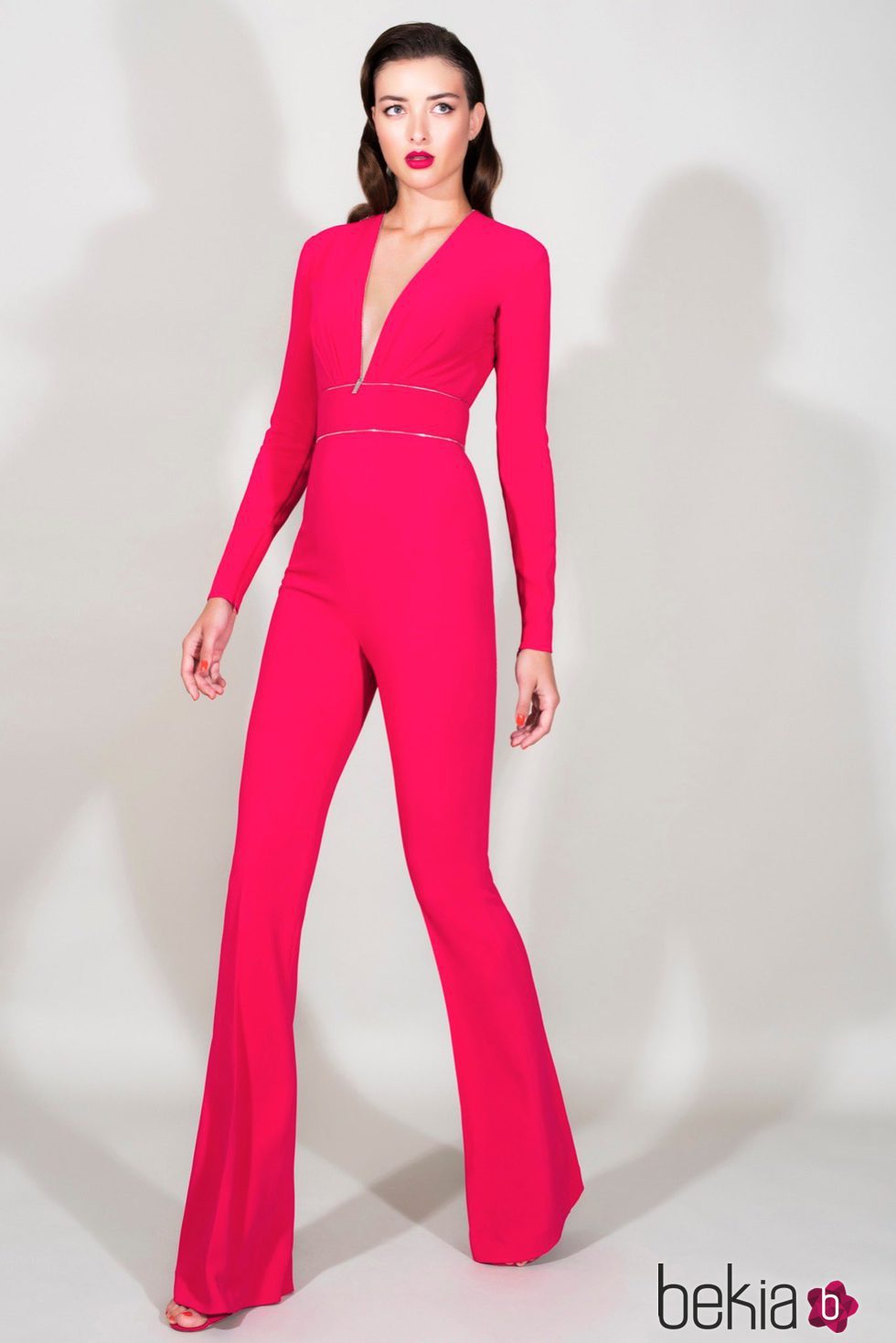 Jumpsuit rosa de la Colección Resort 2016 de Zuhair Murad