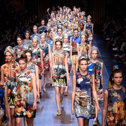 Carrusel de la colección de primavera/verano 2016 de Dolce & Gabbana en Milan Fashion Week