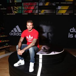 David Beckham presentado la tienda de Adidas en Dubai