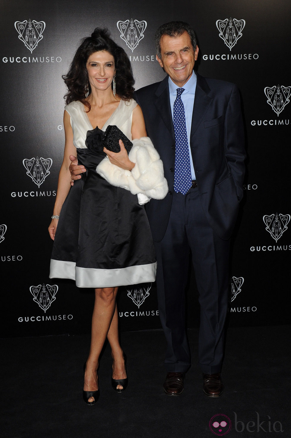 Ilaria y Ferruccio Ferragamo en la inauguración del Museo Gucci en Florencia