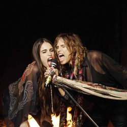 Steven Tyler y su hija Chelsea Tyler, imagen de Andrew Charles