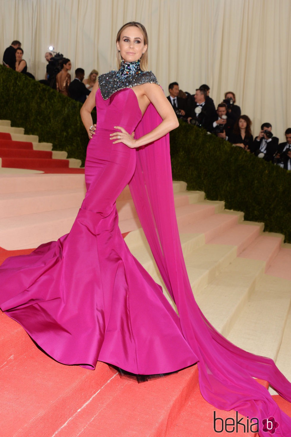 Keltie Knight  en la alfombra roja de la Gala Met 2016