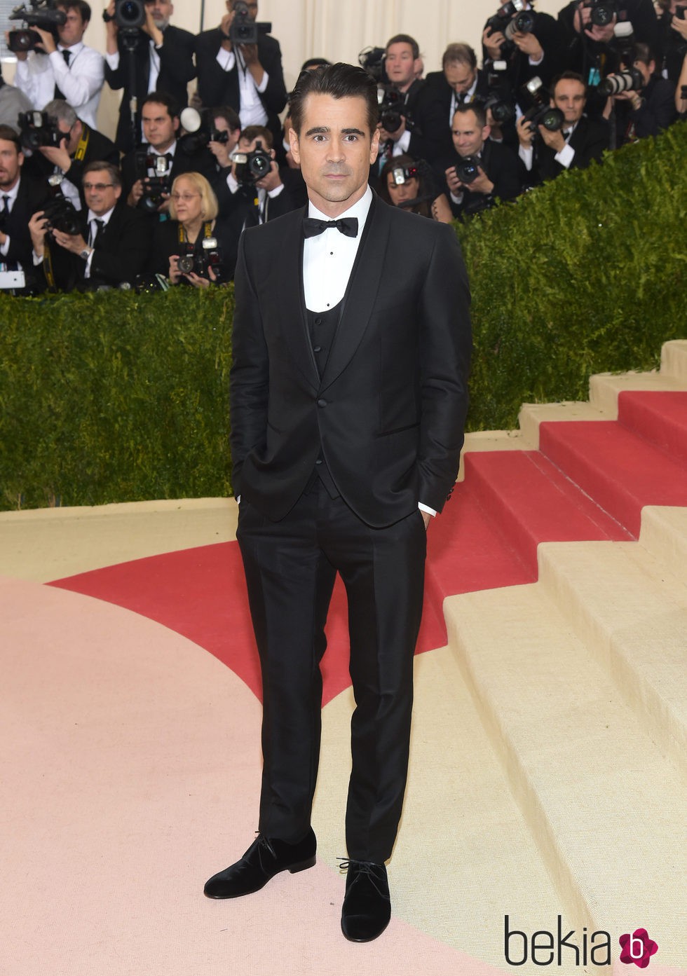 Colin Farrell en la alfombra roja de la Gala Met 2016