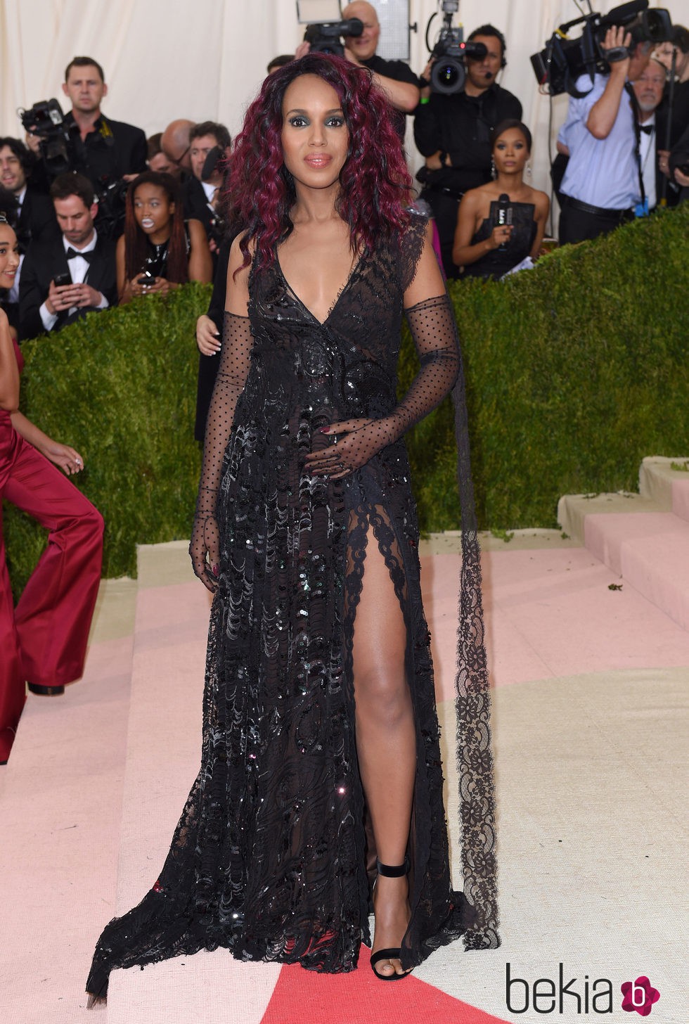 Kerry Washington en la Gala del MET 2016 con un vestido de Marc Jacobs