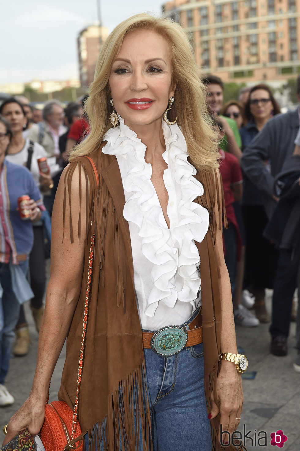 Carmen Lomana en el concierto de Paul McCartney en Madrid