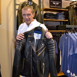 Antonio Banderas presentando la colección otoño/invierno 2016/2017 de Selected Homme