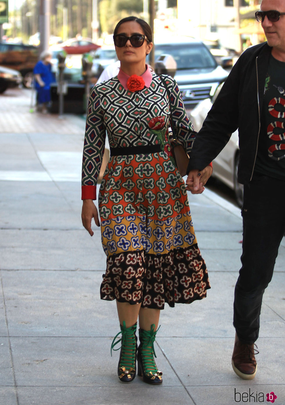 Salma Hayek de compras por California