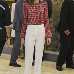 La Reina Letizia en una audición en el Palacio de la Zarzuela