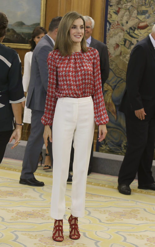 La Reina Letizia en una audición en el Palacio de la Zarzuela