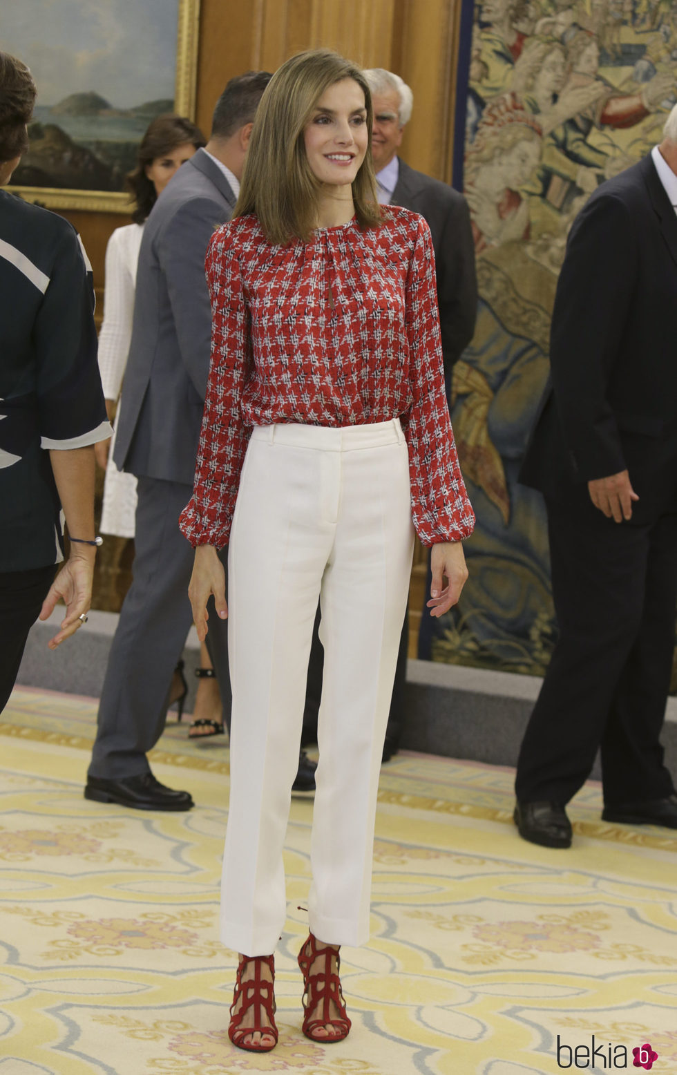 La Reina Letizia en una audición en el Palacio de la Zarzuela