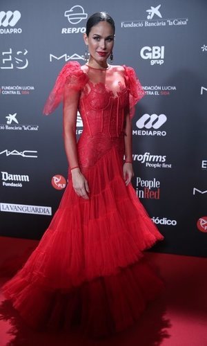 El vestido de encaje de Mireia Canalda