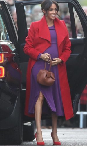 Meghan Markle apuesta por el color block