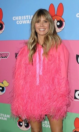 Heidi Klum con un look muy animado