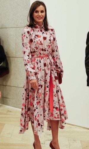 El vestido floral de Reina Letizia perfecto para el otoño