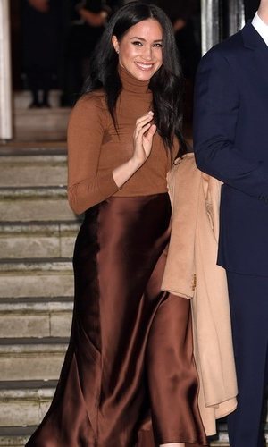 Meghan Markle y el look total terracotta para su primer evento en 2020